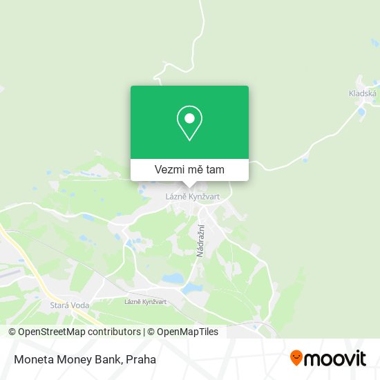 Moneta Money Bank mapa