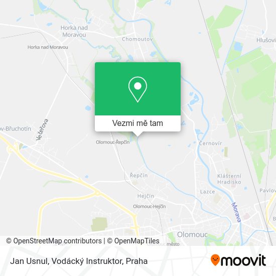 Jan Usnul, Vodácký Instruktor mapa