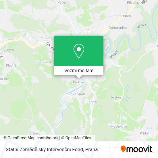 Státní Zemědělský Intervenční Fond mapa