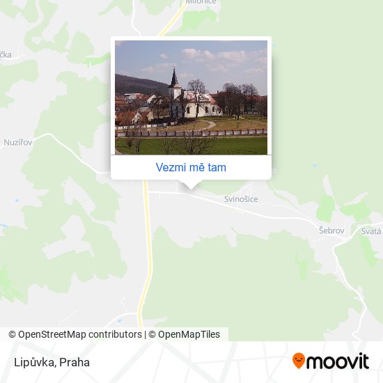 Lipůvka mapa
