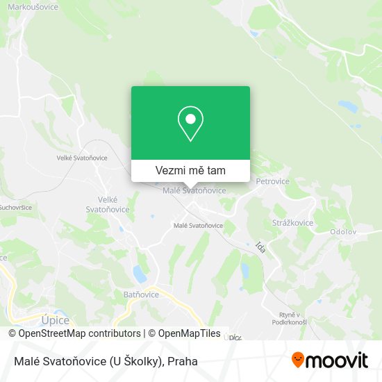 Malé Svatoňovice (U Školky) mapa