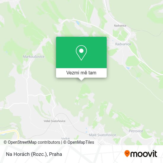 Na Horách (Rozc.) mapa