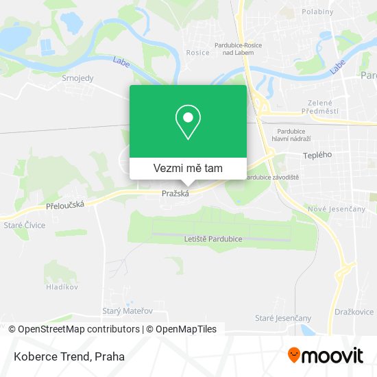 Koberce Trend mapa