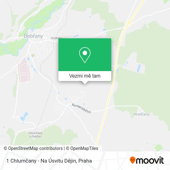 1  Chlumčany - Na Úsvitu Dějin mapa