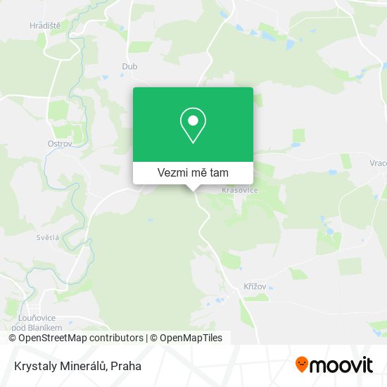 Krystaly Minerálů mapa