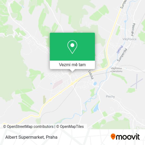 Albert Supermarket mapa
