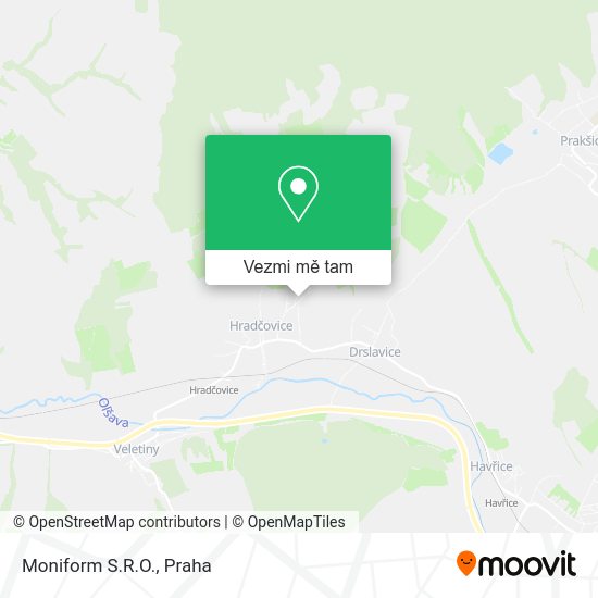 Moniform S.R.O. mapa