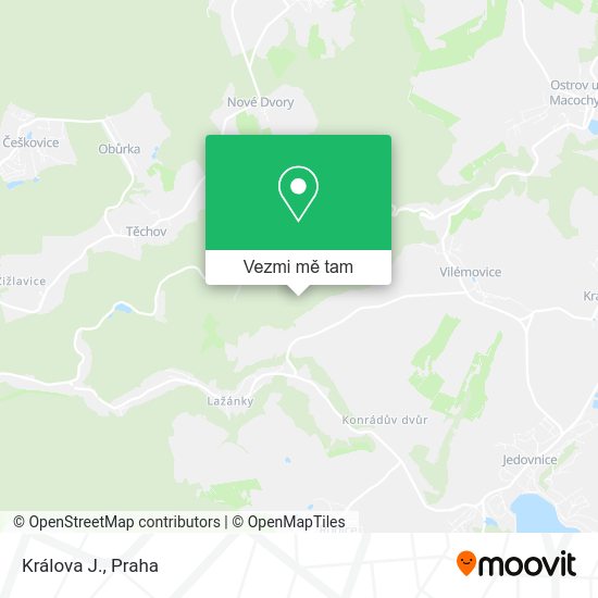 Králova J. mapa