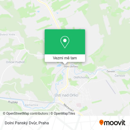 Dolní Panský Dvůr mapa