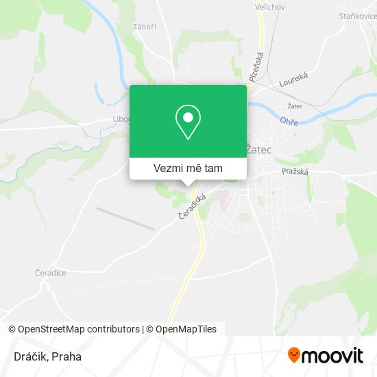 Dráčik mapa