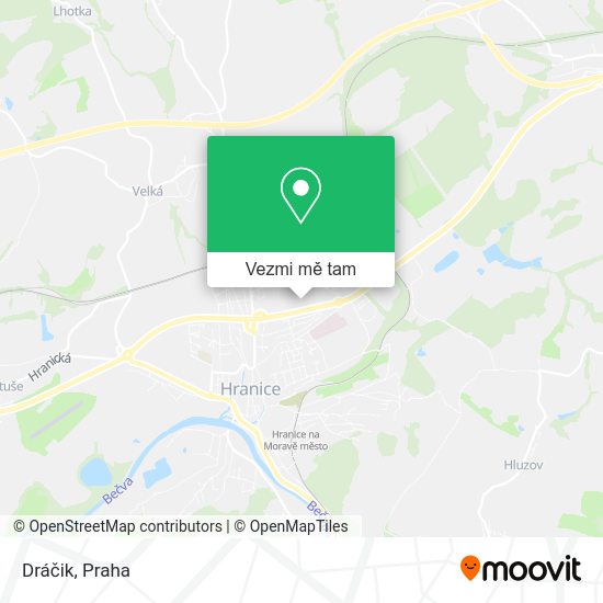 Dráčik mapa