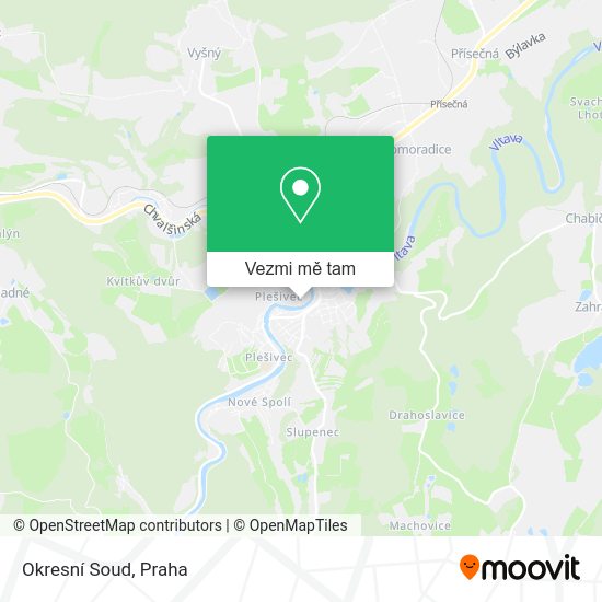 Okresní Soud mapa