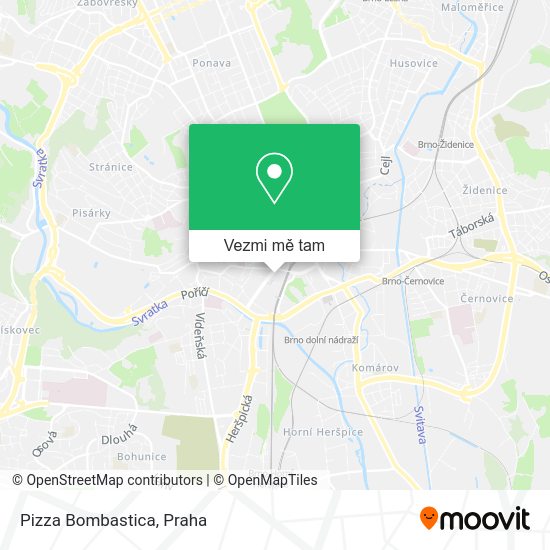 Pizza Bombastica mapa