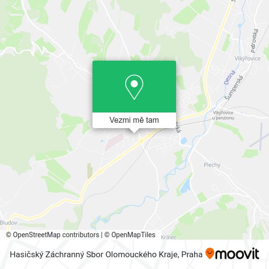 Hasičský Záchranný Sbor Olomouckého Kraje mapa
