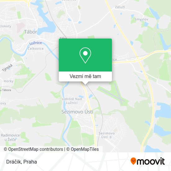 Dráčik mapa