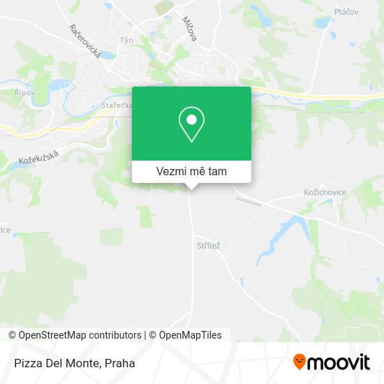 Pizza Del Monte mapa