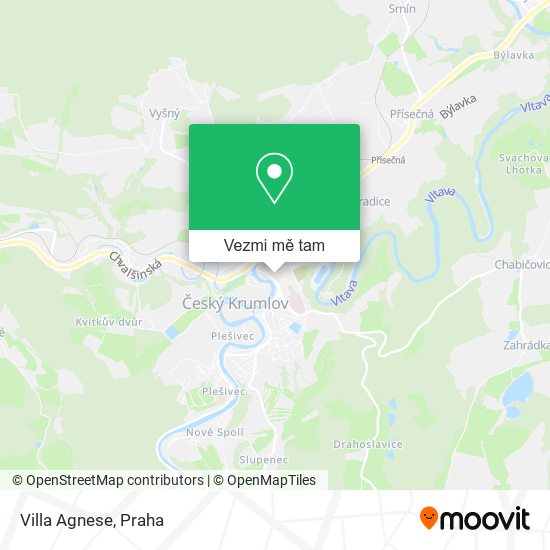 Villa Agnese mapa