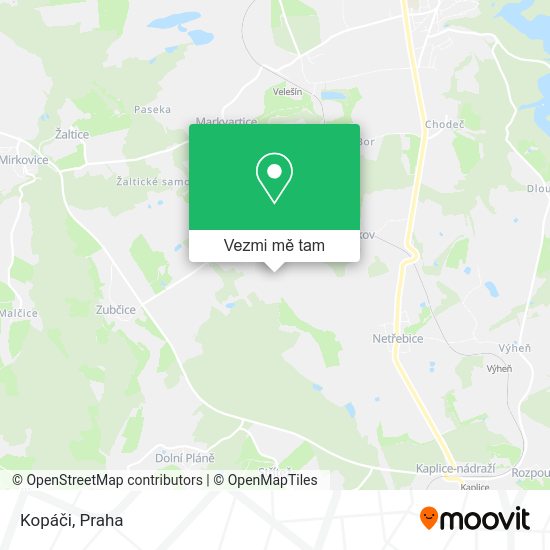 Kopáči mapa