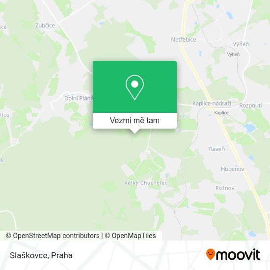 Slaškovce mapa