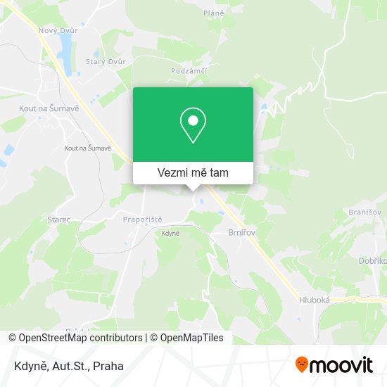 Kdyně, Aut.St. mapa