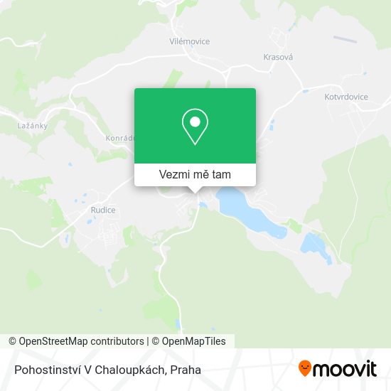 Pohostinství V Chaloupkách mapa