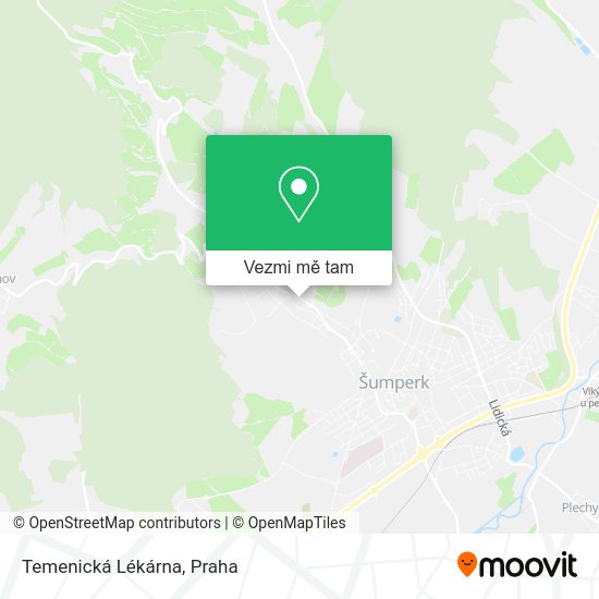 Temenická Lékárna mapa