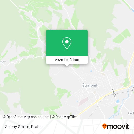 Zelený Strom mapa