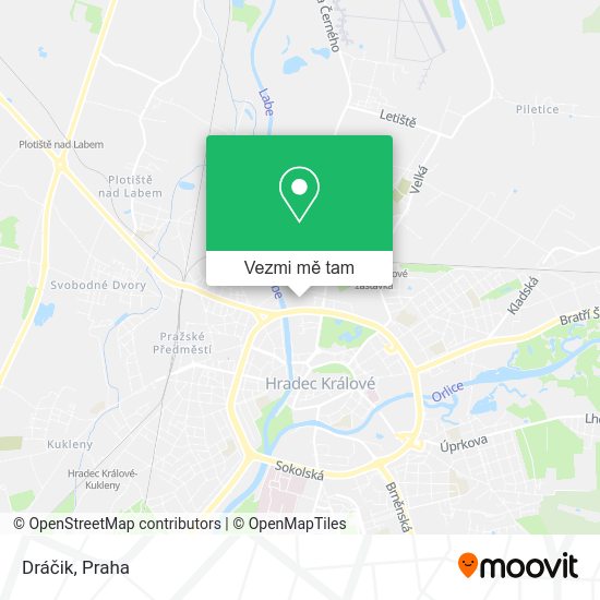 Dráčik mapa