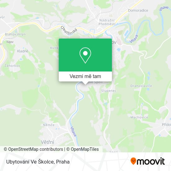 Ubytování Ve Školce mapa