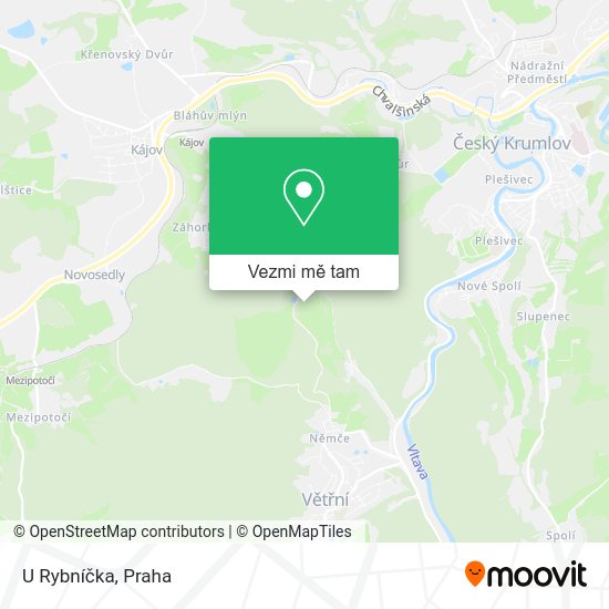 U Rybníčka mapa