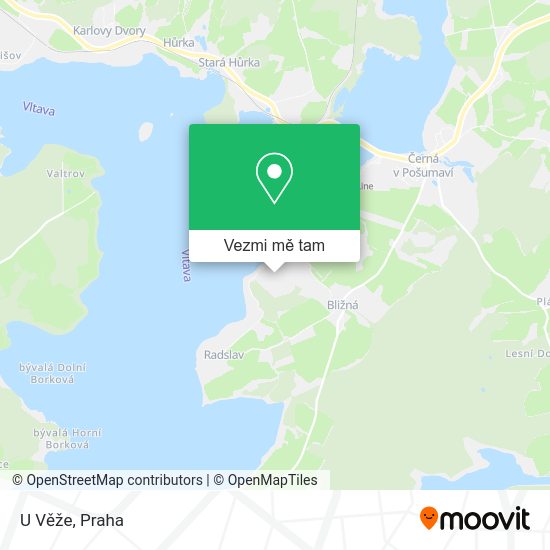 U Věže mapa