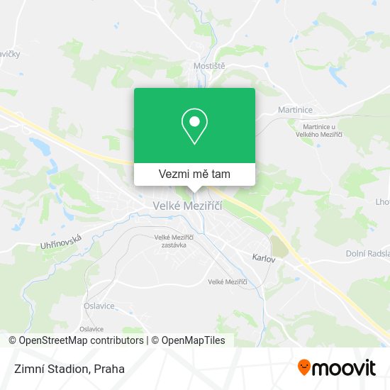 Zimní Stadion mapa