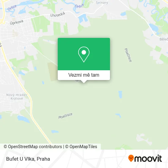 Bufet U Vlka mapa