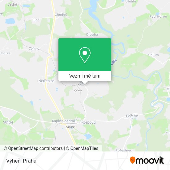 Výheň mapa