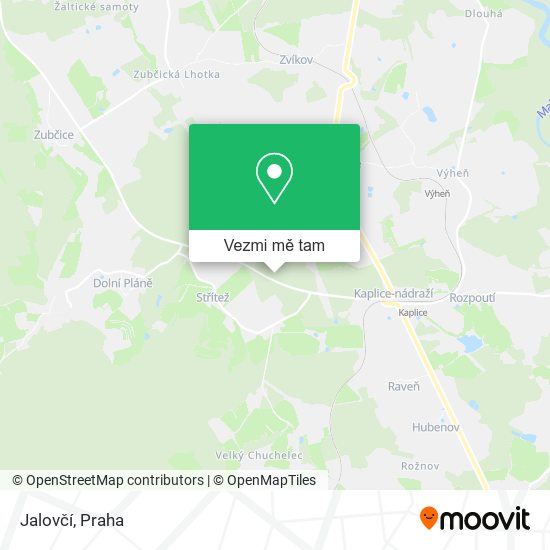 Jalovčí mapa