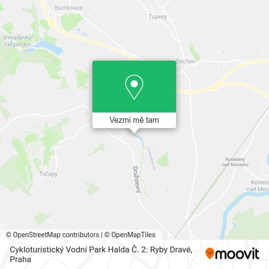 Cykloturistický Vodní Park Halda Č. 2: Ryby Dravé mapa