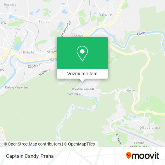 Captain Candy mapa
