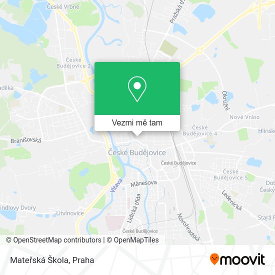 Mateřská Škola mapa