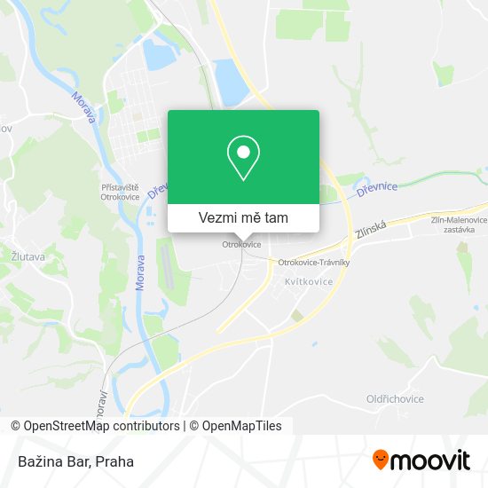 Bažina Bar mapa