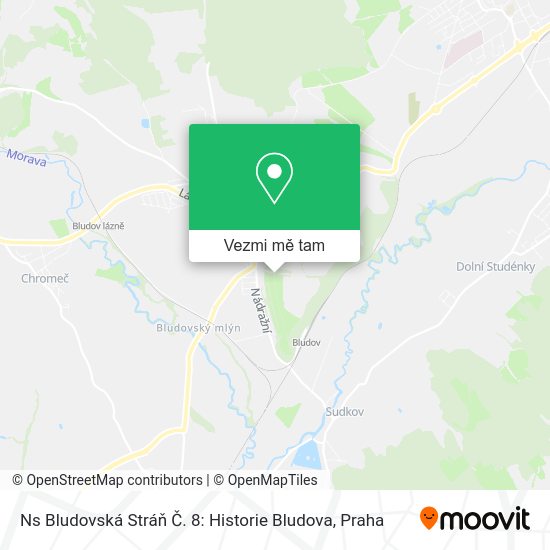 Ns Bludovská Stráň Č. 8: Historie Bludova mapa