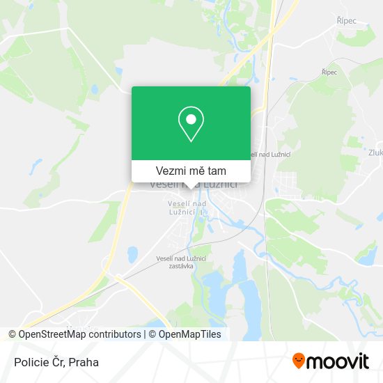 Policie Čr mapa