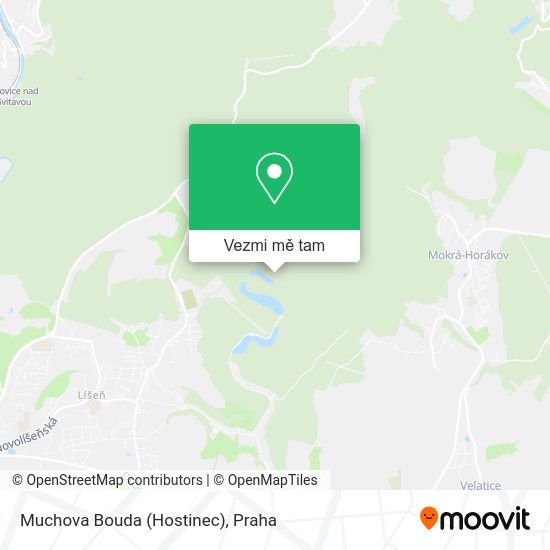 Muchova Bouda (Hostinec) mapa