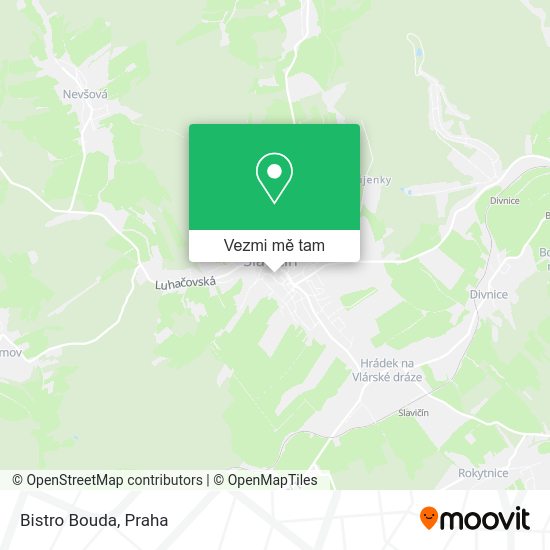Bistro Bouda mapa