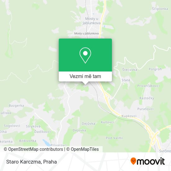 Staro Karczma mapa
