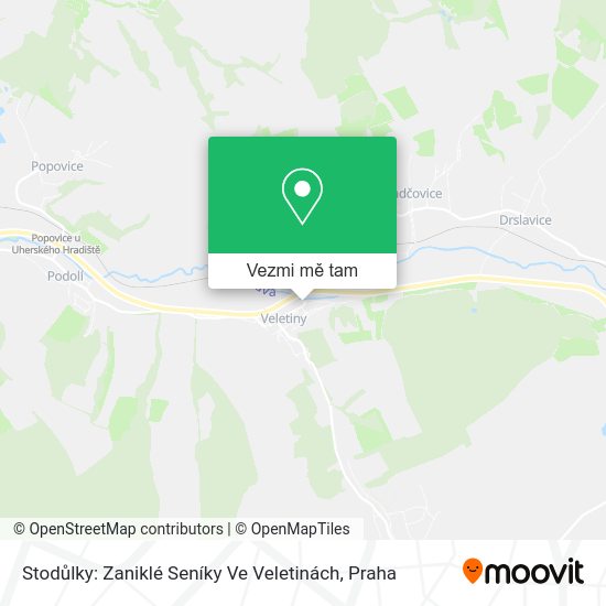 Stodůlky: Zaniklé Seníky Ve Veletinách mapa