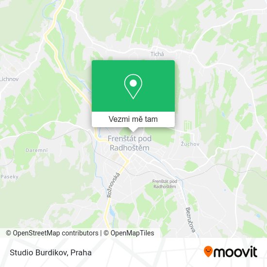 Studio Burdikov mapa
