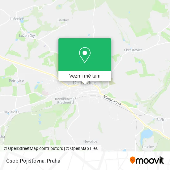 Čsob Pojišťovna mapa