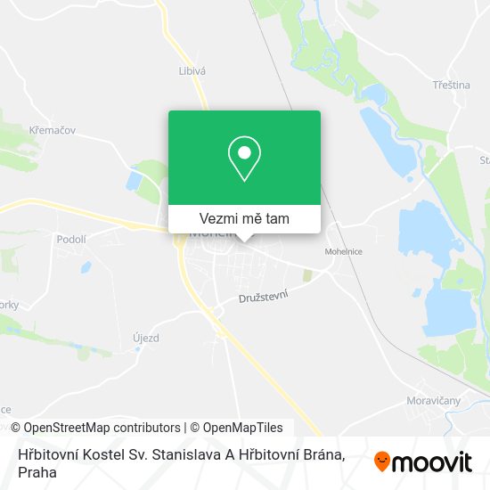 Hřbitovní Kostel Sv. Stanislava A Hřbitovní Brána mapa