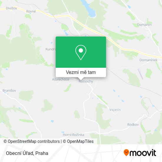 Obecní Úřad mapa