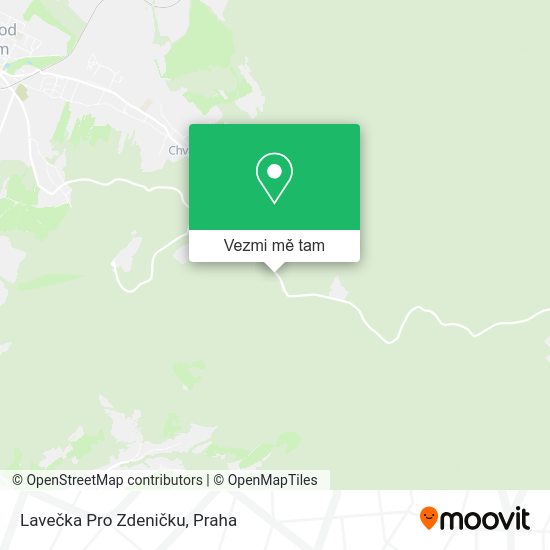 Lavečka Pro Zdeničku mapa